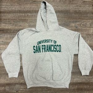 Vintage University of San Francisco Gray Hoodie